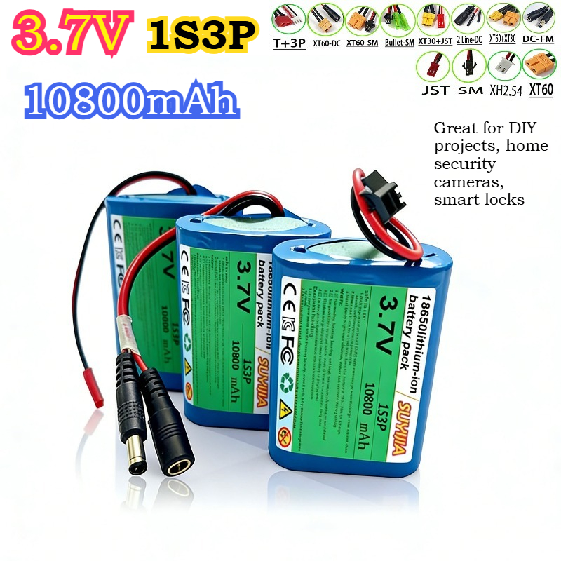 Home Security Project - Bateria de lítio recarregável Li-ion 3.7V