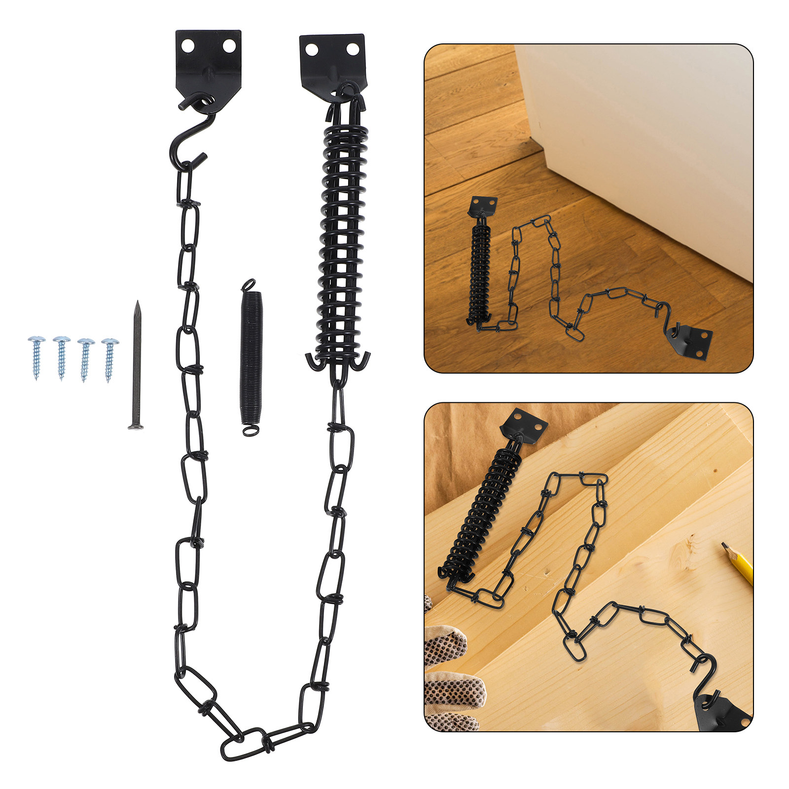 Door Chain Guard - 2 Conjuntos de Fechaduras de Corrente