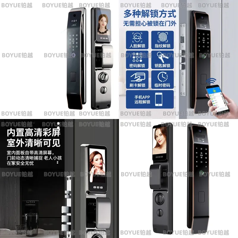 Home Security Lock System - Fechadura Inteligente de Liga de Zinco