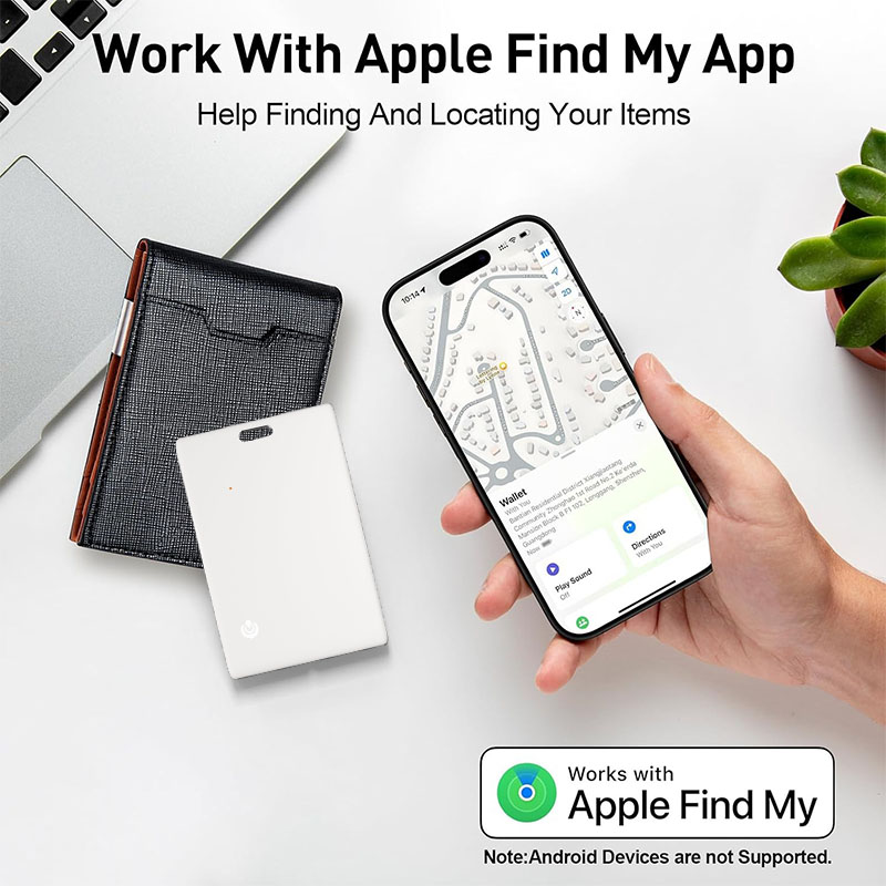 Home Security In My Area - Localizador Inteligente AirTag para Cartões, Chaves,