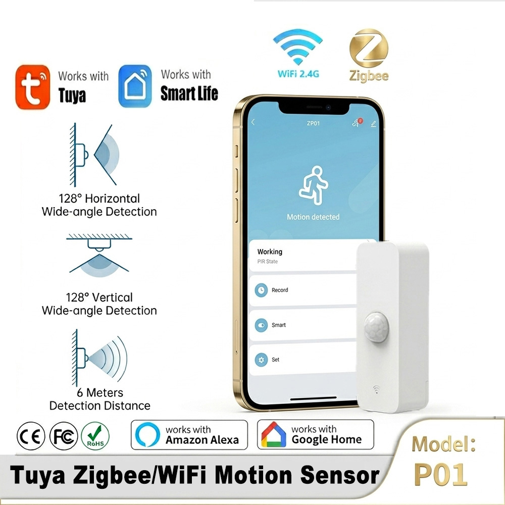 Home Security Device - Sensor de Movimento PIR Inteligente WiFi