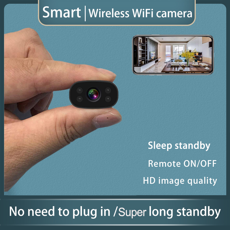 Home Security Lidar - Mini Câmera de Segurança WiFi Sem