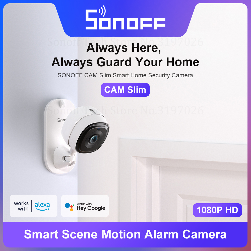 Home Security Lidar - Sonoff 1080p hd wi-fi iot câmera
