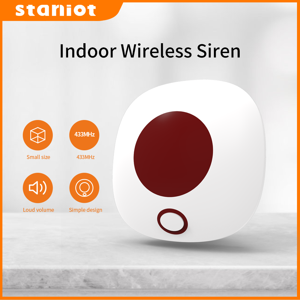 Home Security Deals - Staniot indoor sirene sem fio 433mhz