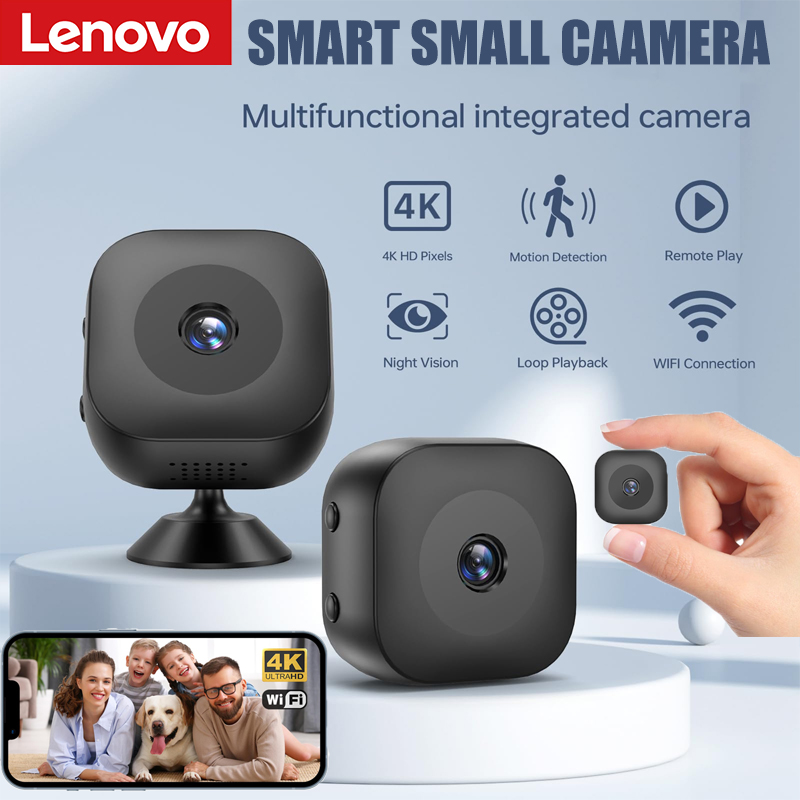 Home Security Lidar - Câmera Mini Inteligente Lenovo 4K HD
