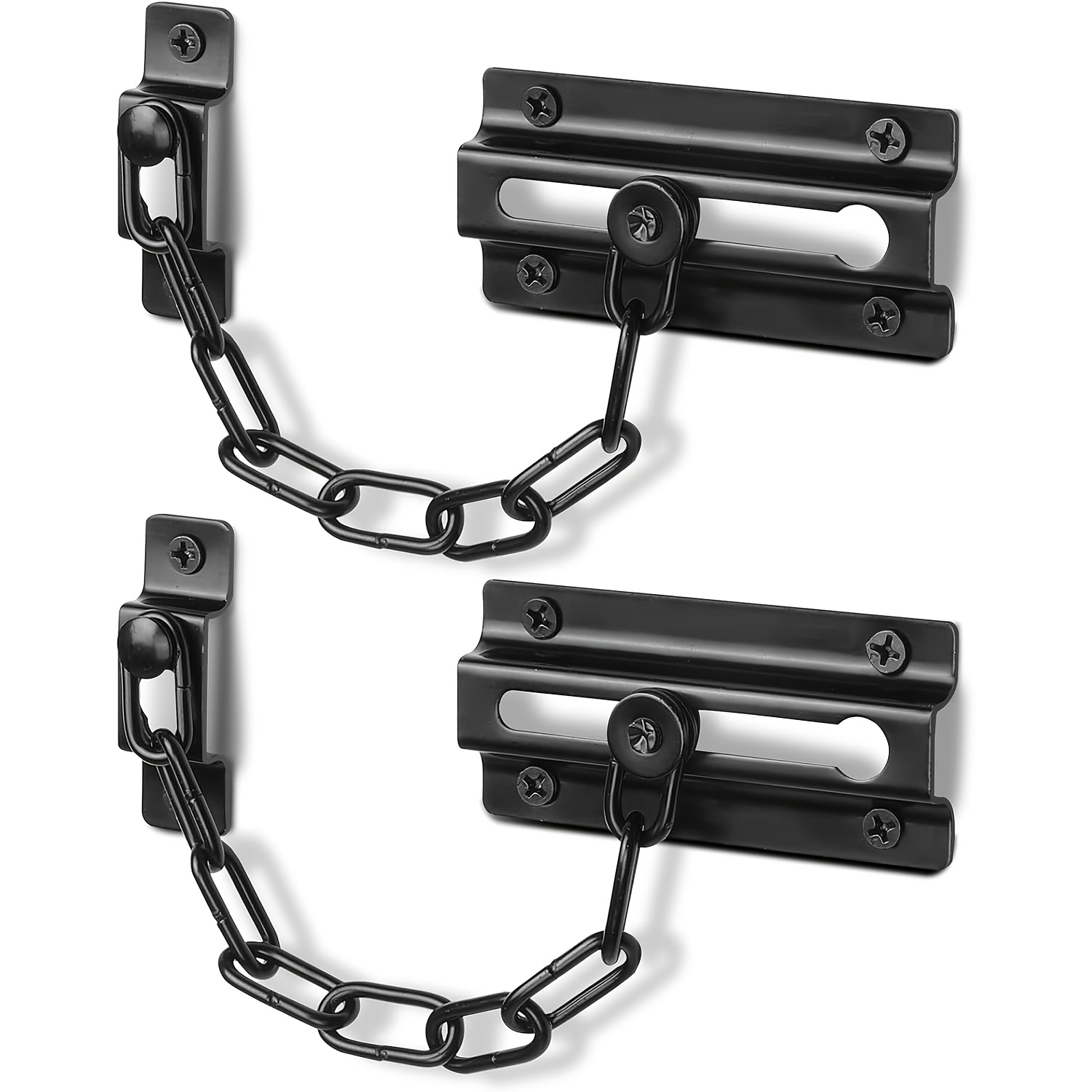 Door Chain Guard - Kit com 2 Correntes de Segurança