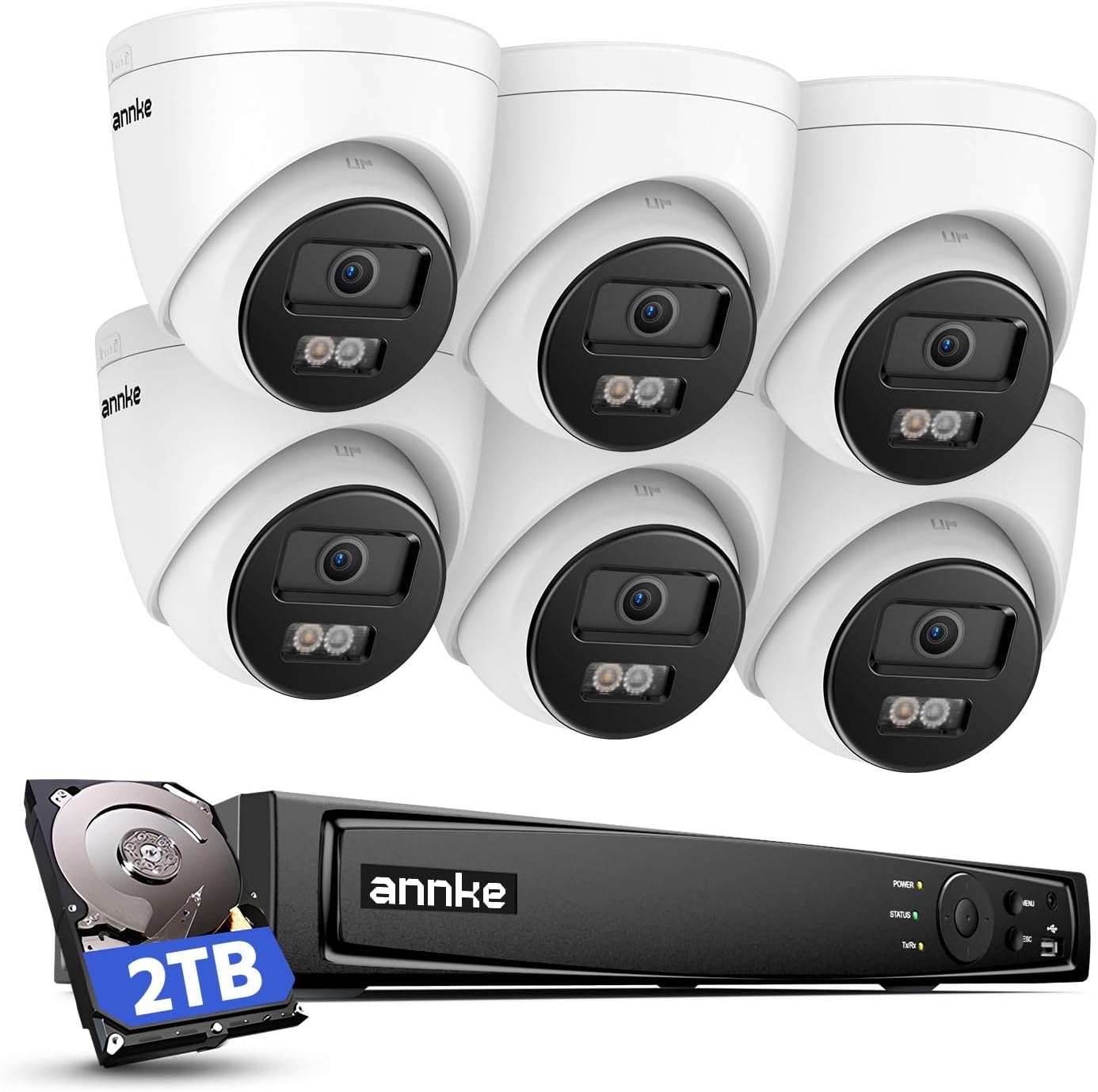 Home Security Lights Outdoors - Sistema de Câmeras de Segurança ANNKE