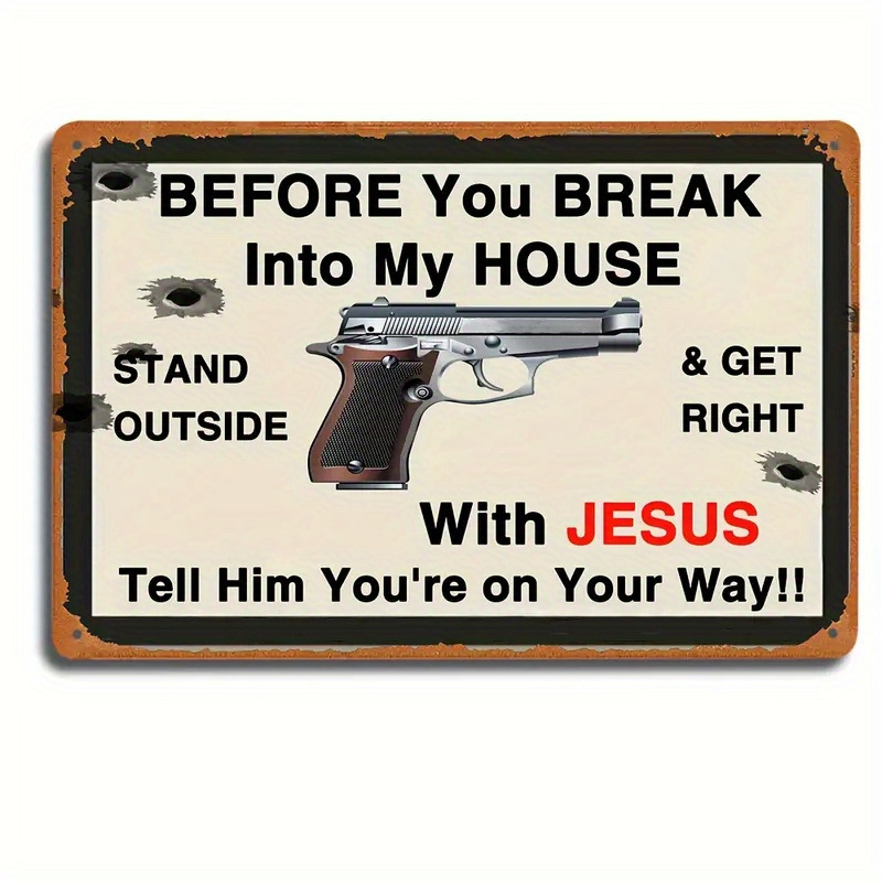 Home Security In My Area - Placa de Aviso Metálica com a