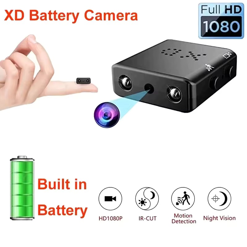 Home Security Lidar - Câmera Mini HD 1080P XD com