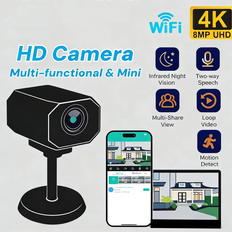 Home Security Lidar - 4k hd wifi câmera de segurança