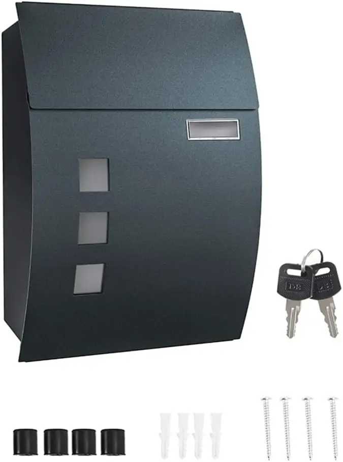 Home Security Letters - Caixa de Correio Montada na Parede,