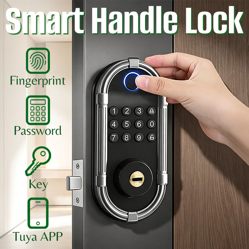 Home Security Lock System - Fechadura Eletrônica Inteligente com Impressão Digital
