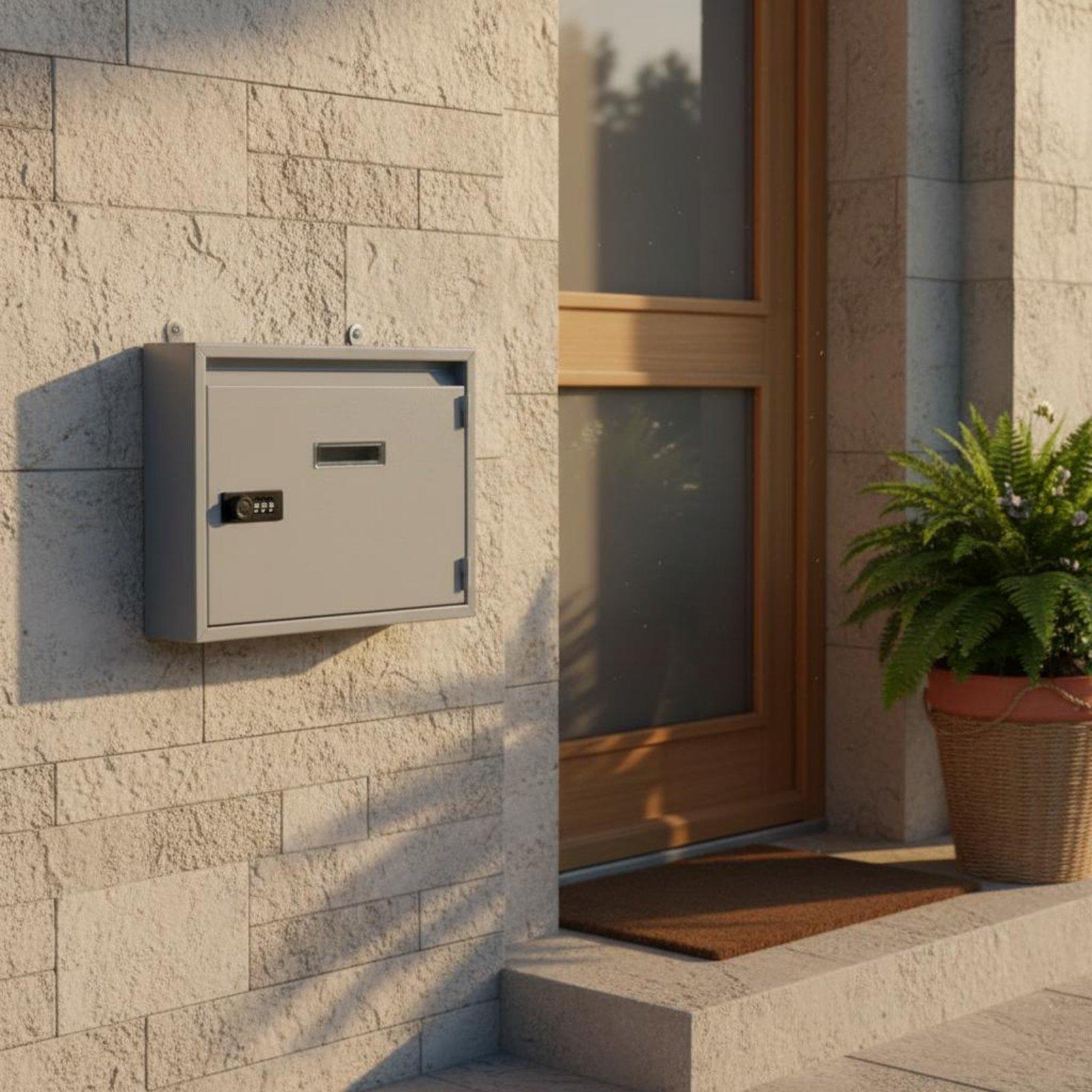 Home Security Letters - Caixa de Correio com Fechadura para