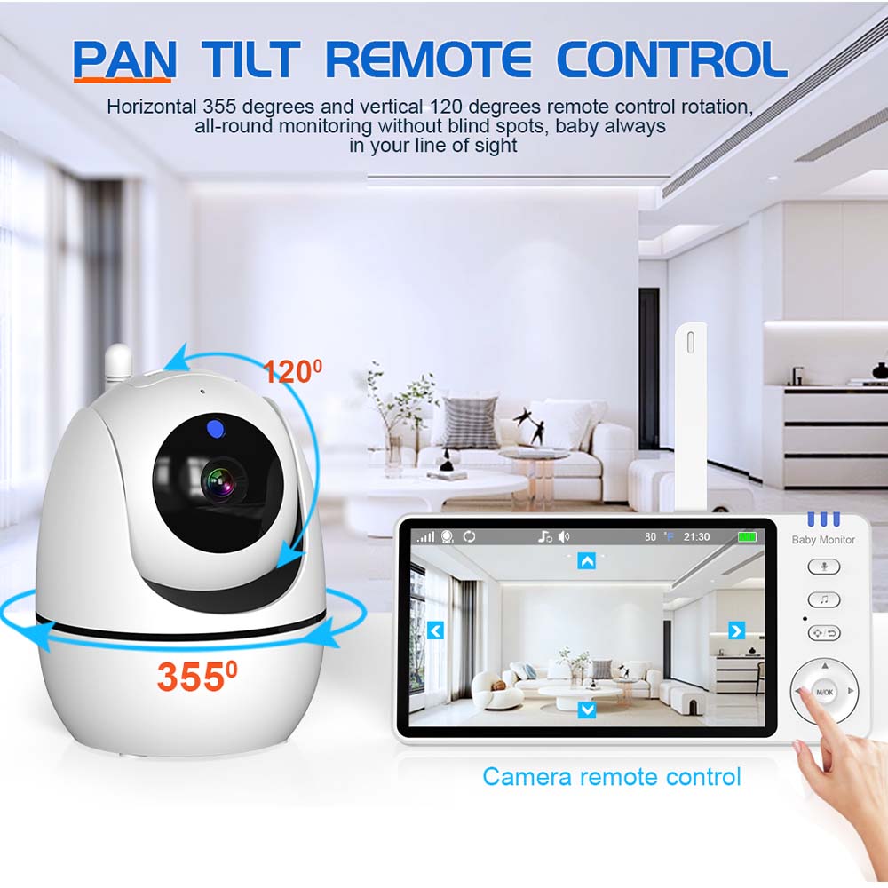 Monitor de vídeo de 5 polegada - Home Security Deals avaliação e preço