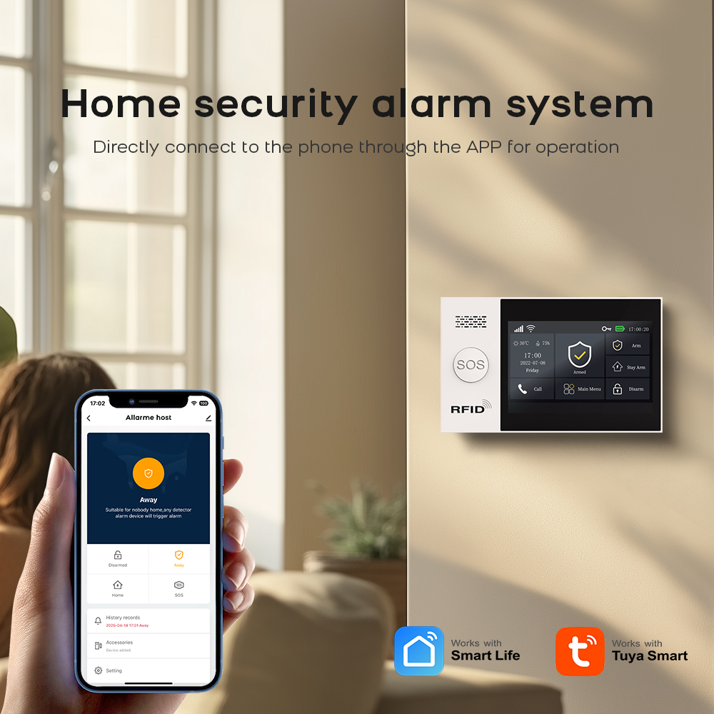 PG-107 tuya sem fio casa wifi  - Home Security Deals avaliação e preço