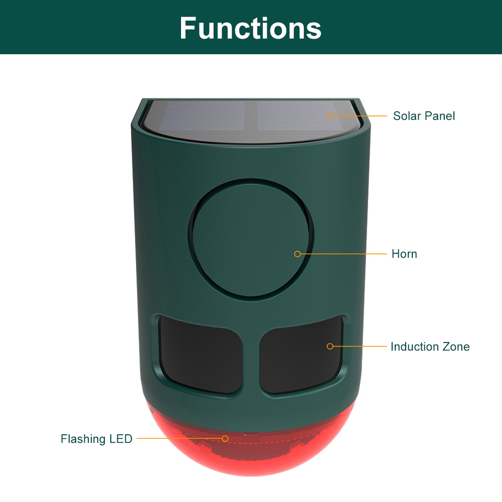 Alarme Solar Externo com Senso - Home Security Lights Outdoors avaliação e preço