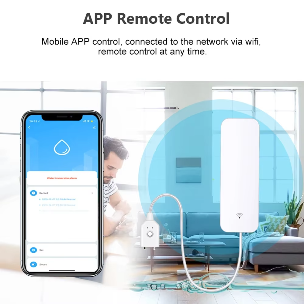 Sensor de Vazamento de Água Zi - Home Security Device avaliação e preço