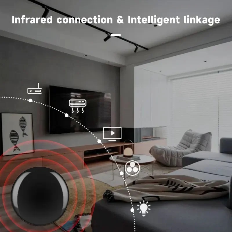 Tuya wifi ir controle remoto c - Home Security Device avaliação e preço