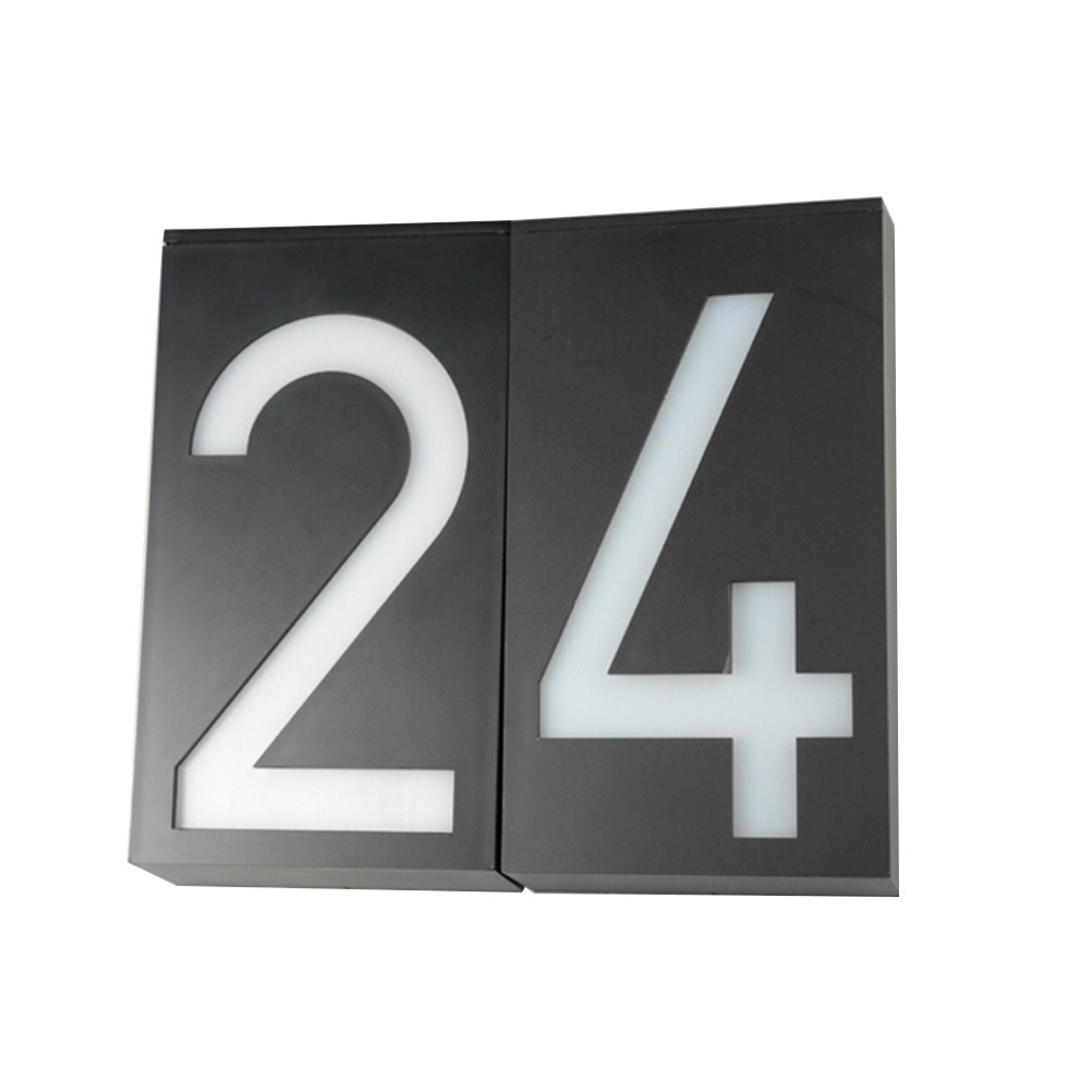 Placa de Número Digital Solar  - Home Security Number avaliação e preço