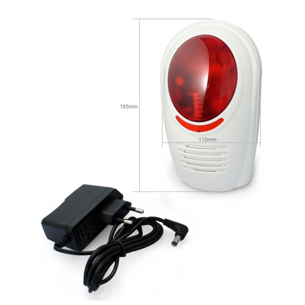 Wolf-guard sirene piscante de  - Home Security Deals avaliação e preço