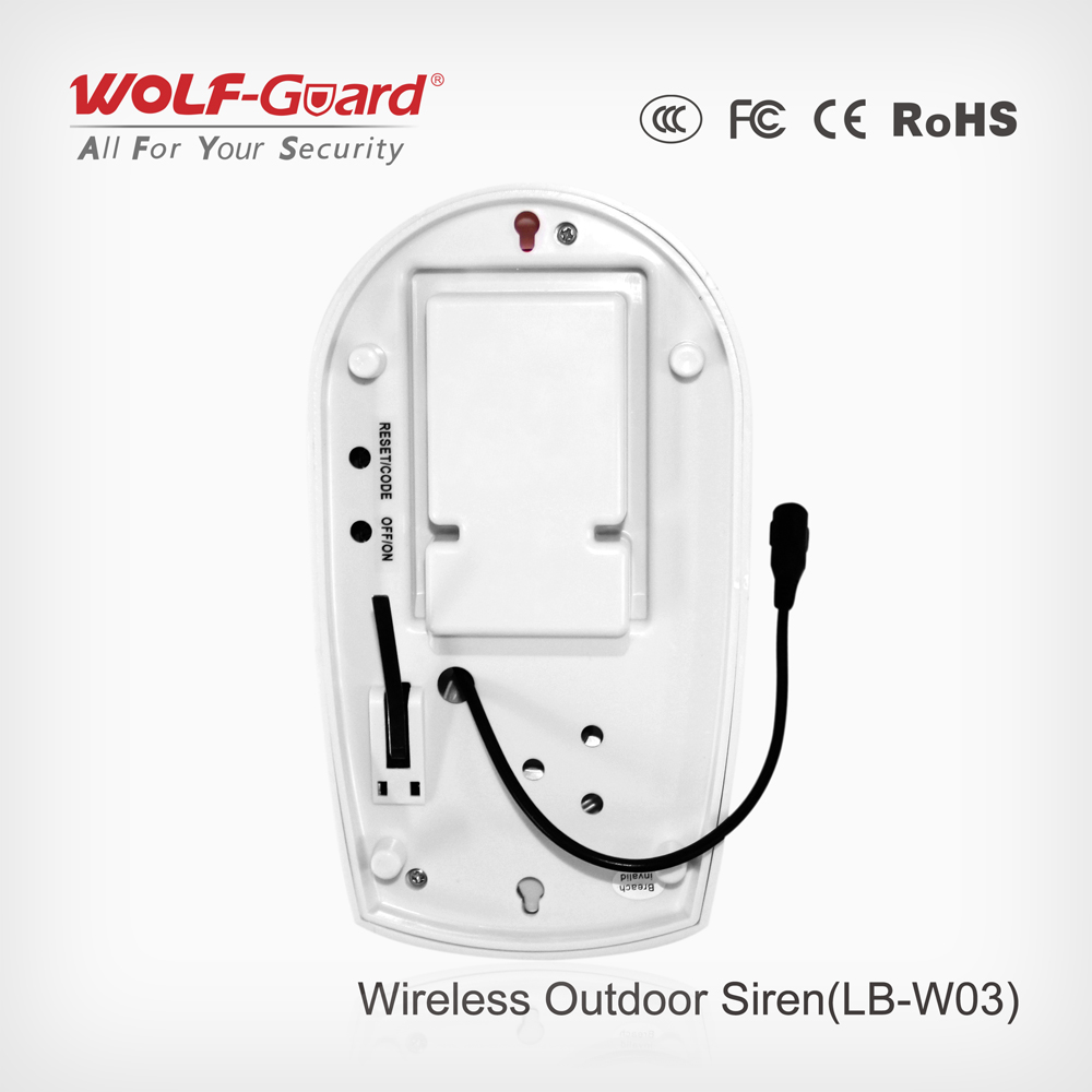 Wolf-guard sirene piscante de  - Home Security Deals avaliação e preço