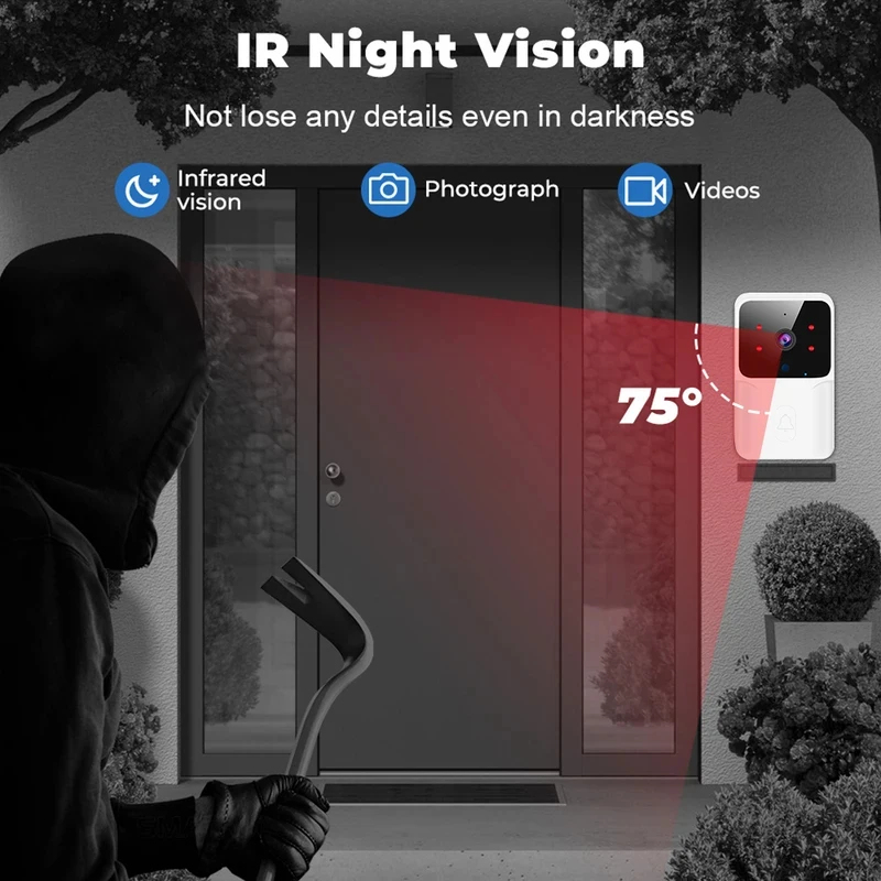 Campainha de Vídeo WiFi Inteli - Home Security Lidar avaliação e preço