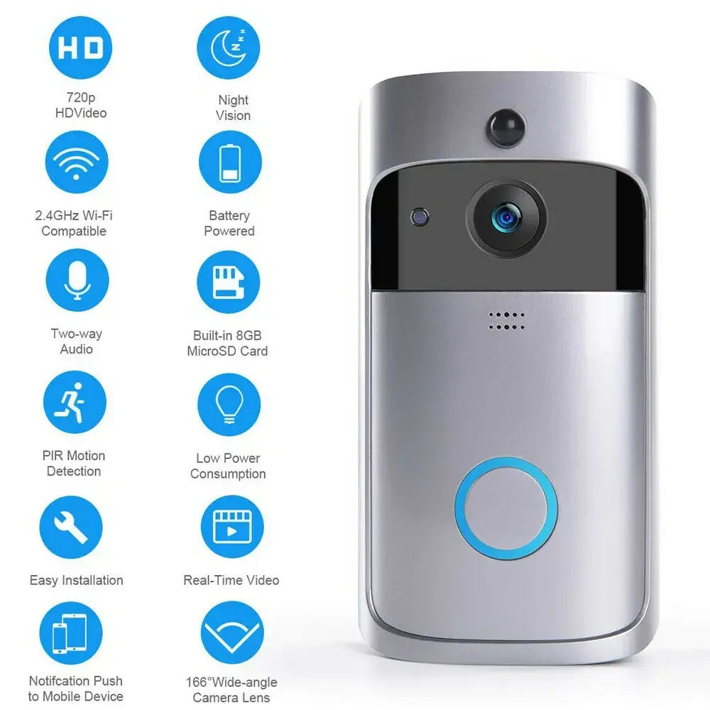 Câmera de Campainha Sem Fio WI - Home Security Lidar avaliação e preço