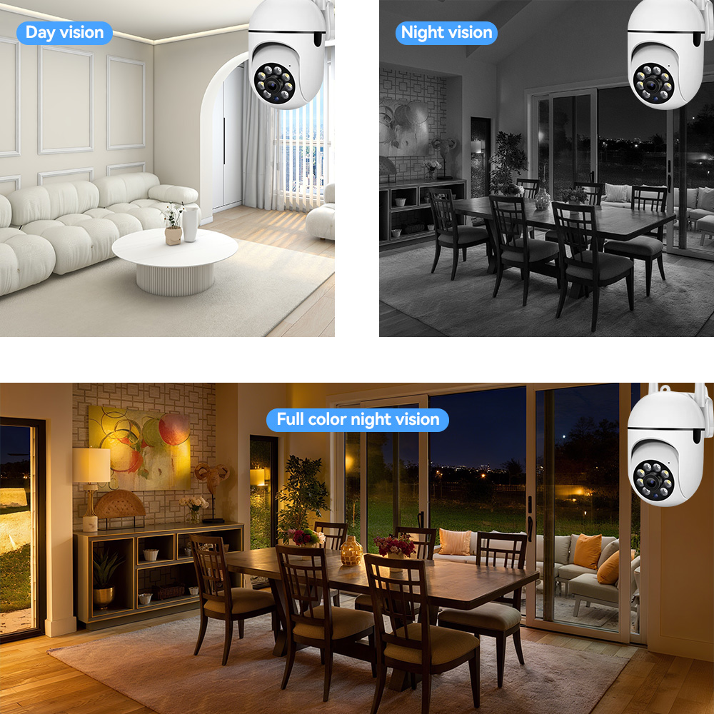 8mp 2.4g wifi ip cctv câmera c - Home Security Lights Outdoors avaliação e preço