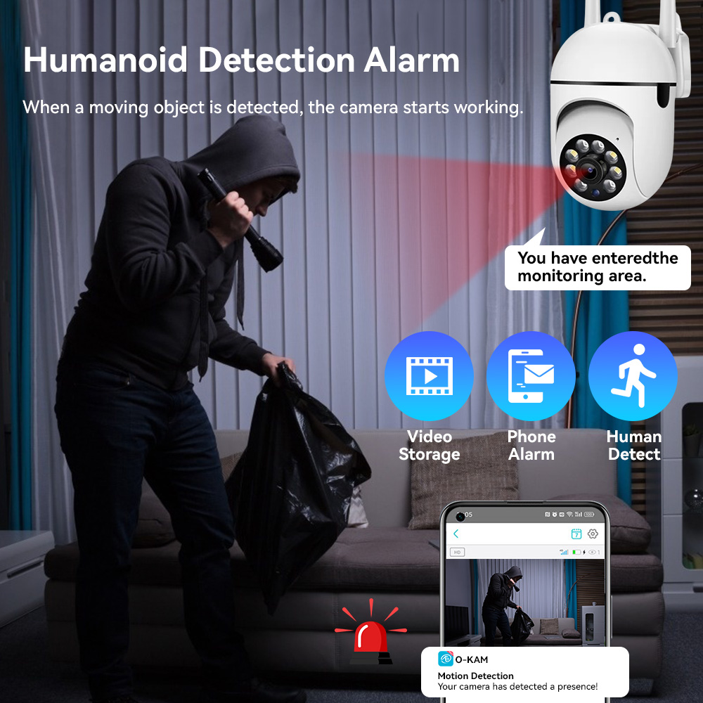 8mp 2.4g wifi ip cctv câmera c - Home Security Lights Outdoors avaliação e preço