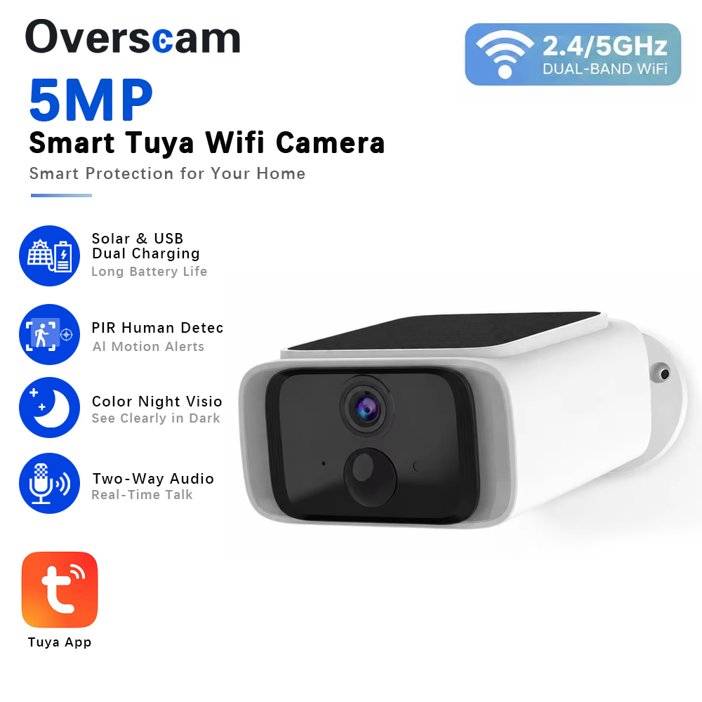 Câmera de Segurança Solar Tuya - Home Security Company avaliação e preço