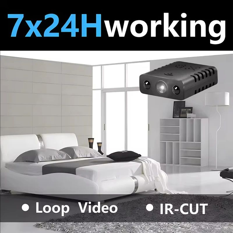 Câmera Mini Wifi HD 1080P XD,  - Home Security Lidar avaliação e preço