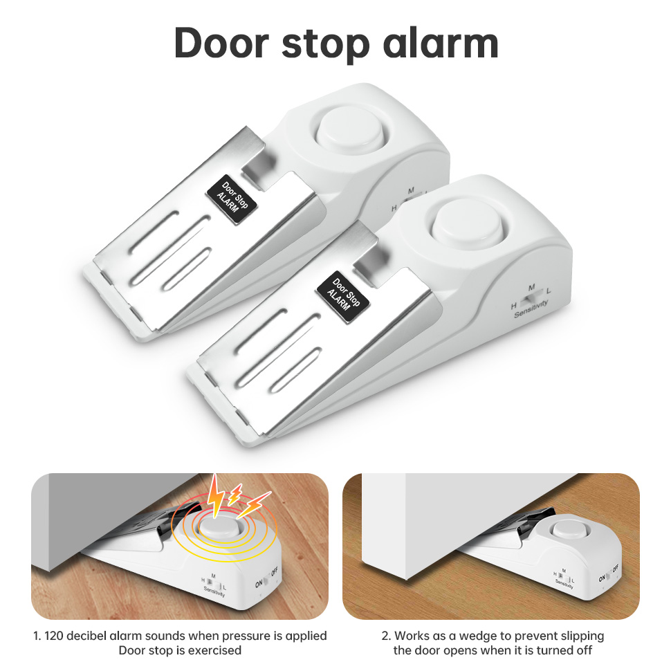 Fuers-Wireless Door Stop Alarm - Home Security Lock System avaliação e preço