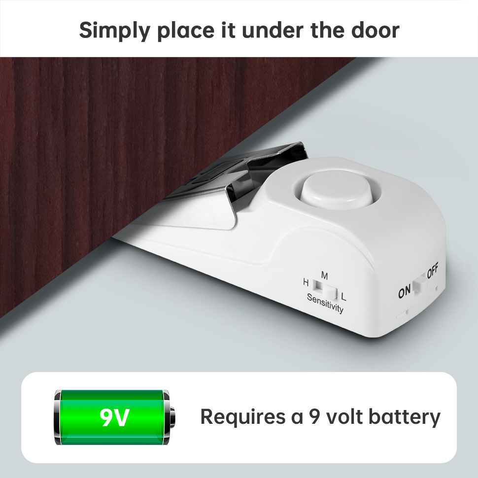 Fuers-Wireless Door Stop Alarm - Home Security Lock System avaliação e preço