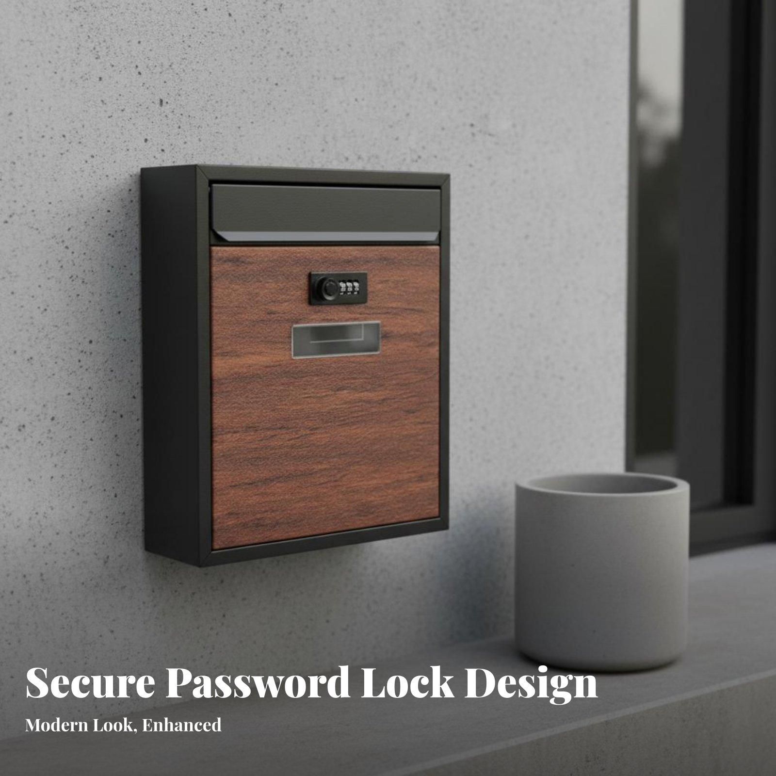 Caixa de Correio Moderna de Me - Home Security Letters avaliação e preço