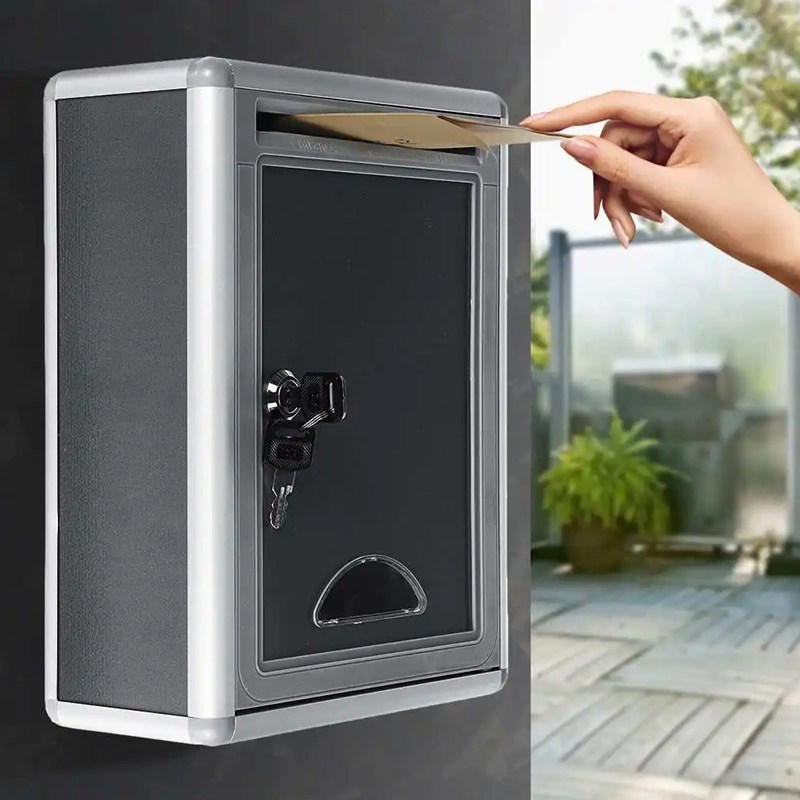 Alumínio Alloy Wall Mount Post - Home Security Letters avaliação e preço