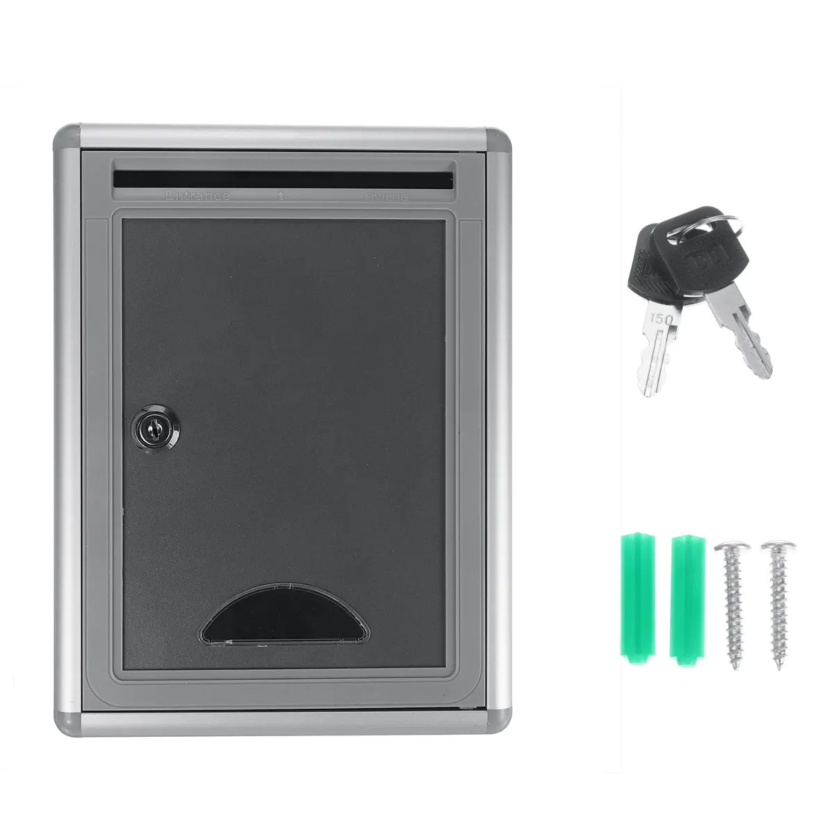 Alumínio Alloy Wall Mount Post - Home Security Letters avaliação e preço