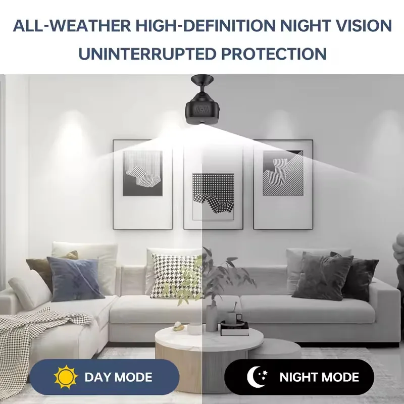 Câmera de segurança mini cor c - Home Security Lidar avaliação e preço