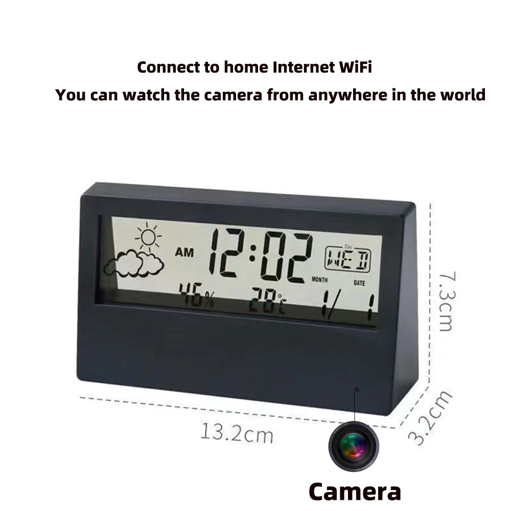 Câmera de Relógio WiFi 4K com  - Home Security Lidar avaliação e preço