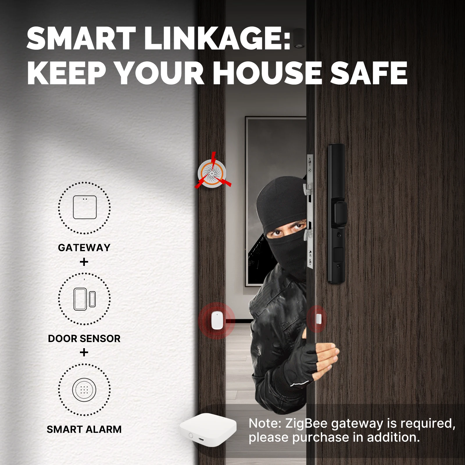 Moes tuya zigbee inteligente j - Home Security Deals avaliação e preço